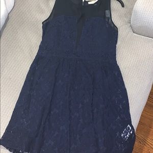 Mini lace skater style dress